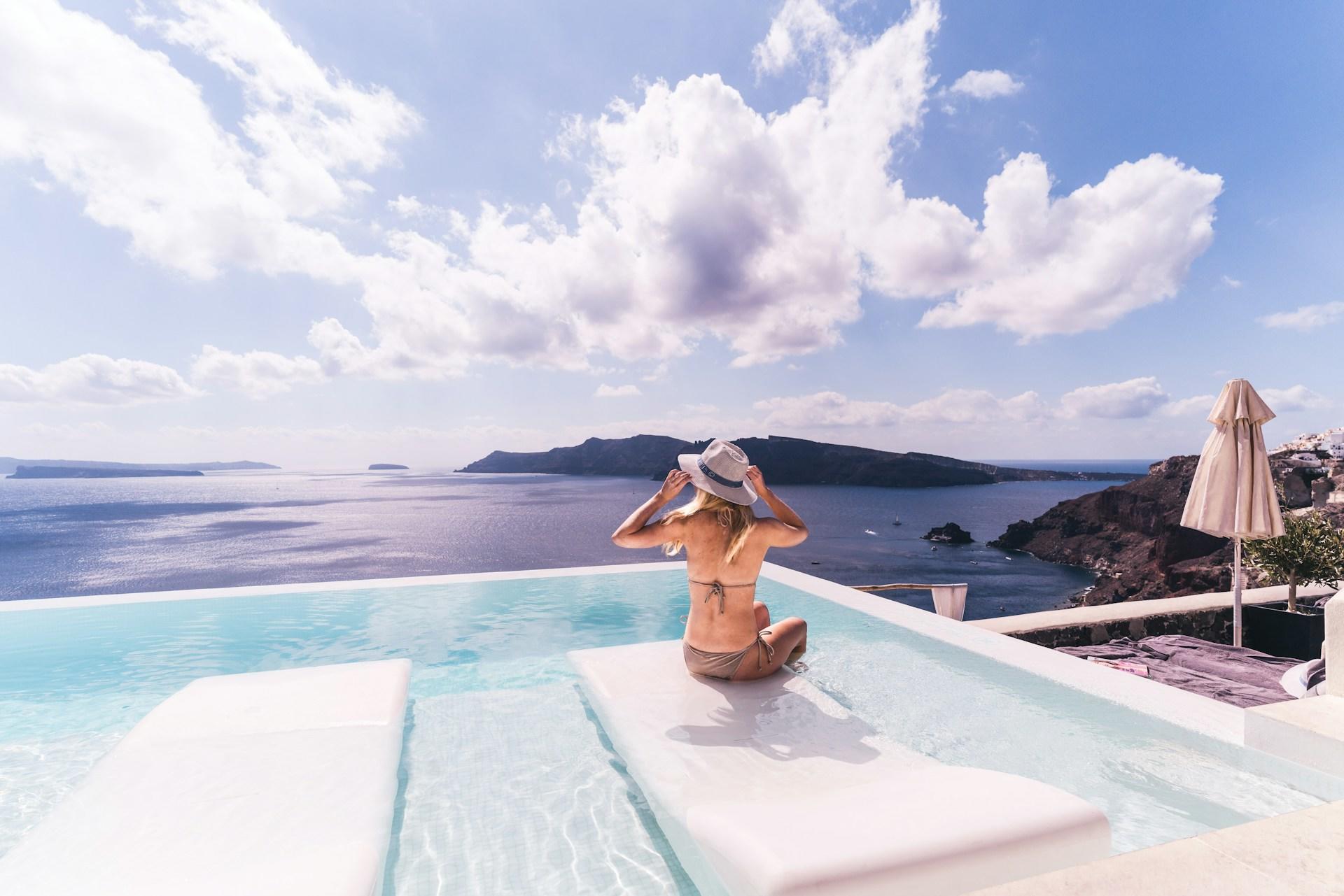 vista sul mare della Grecia