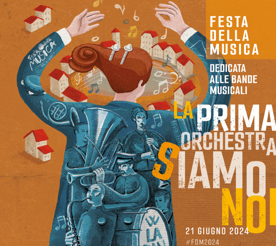 Il Manifesto ufficiale della Festa della Musica in Italia.