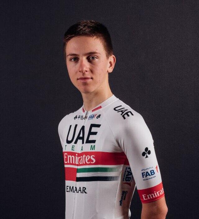 Foto di Tadej Pogačar.