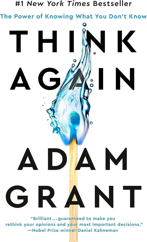 Copertina del libro Think Again.