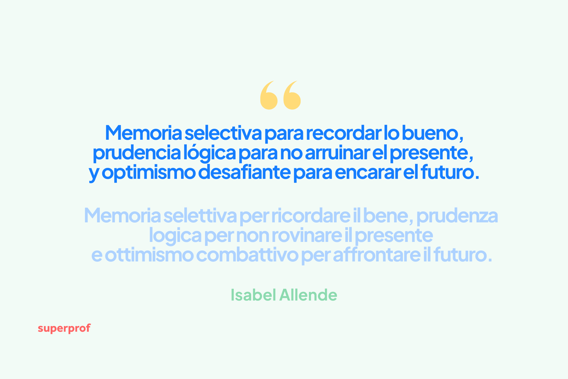 citazioni spagnole Allende e traduzione in italiano