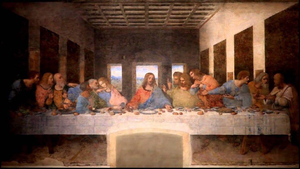 L'Ultima cena di Leonardo è un esempio di come la matematica viene usata nella pittura.