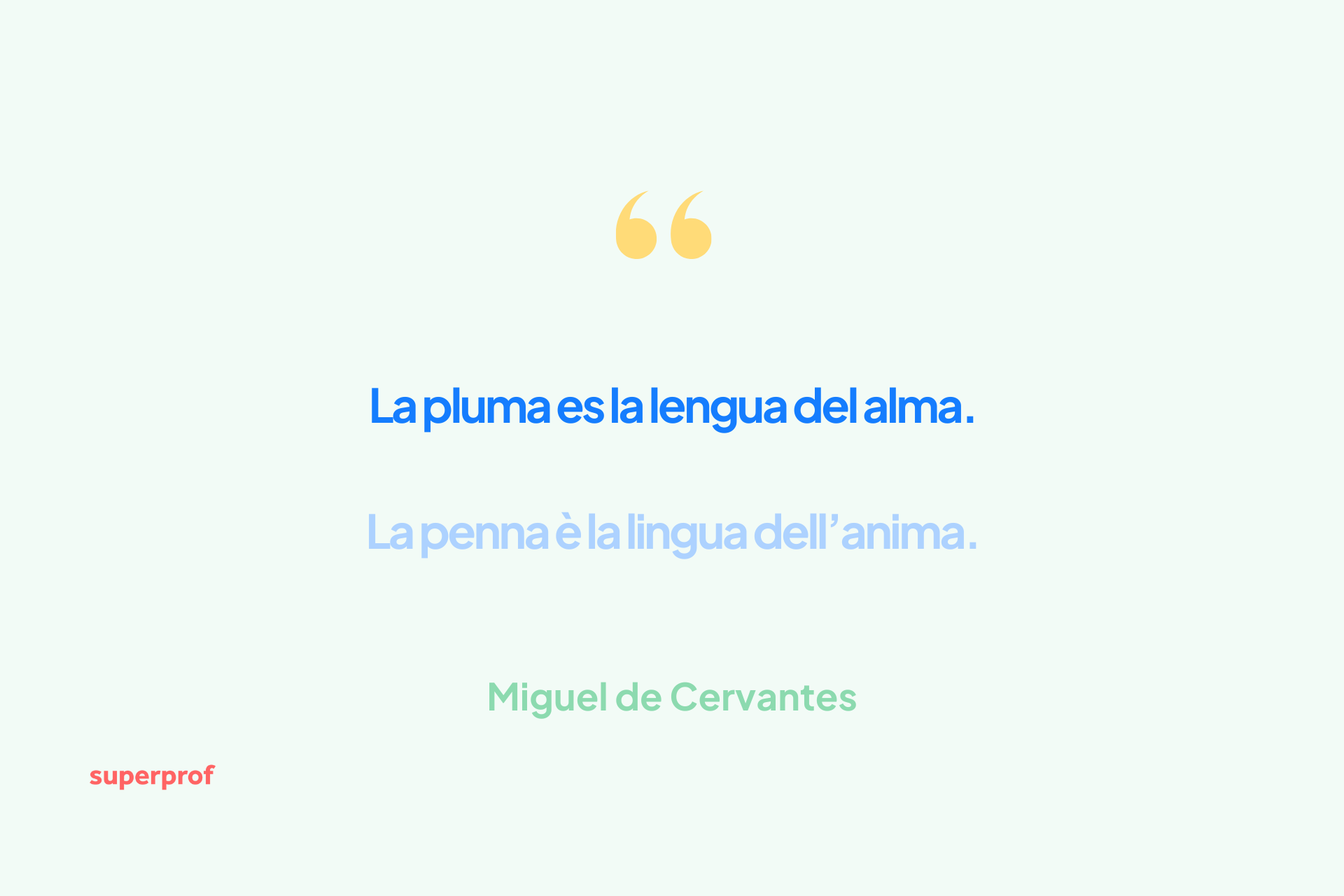 citazioni spagnole cervantes con traduzione in italiano