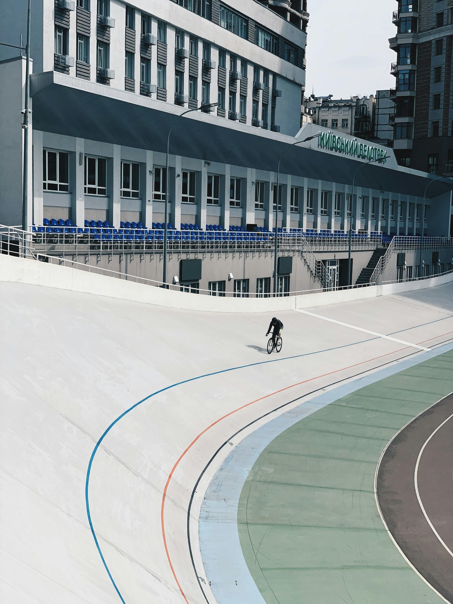 Gara di ciclismo su pista