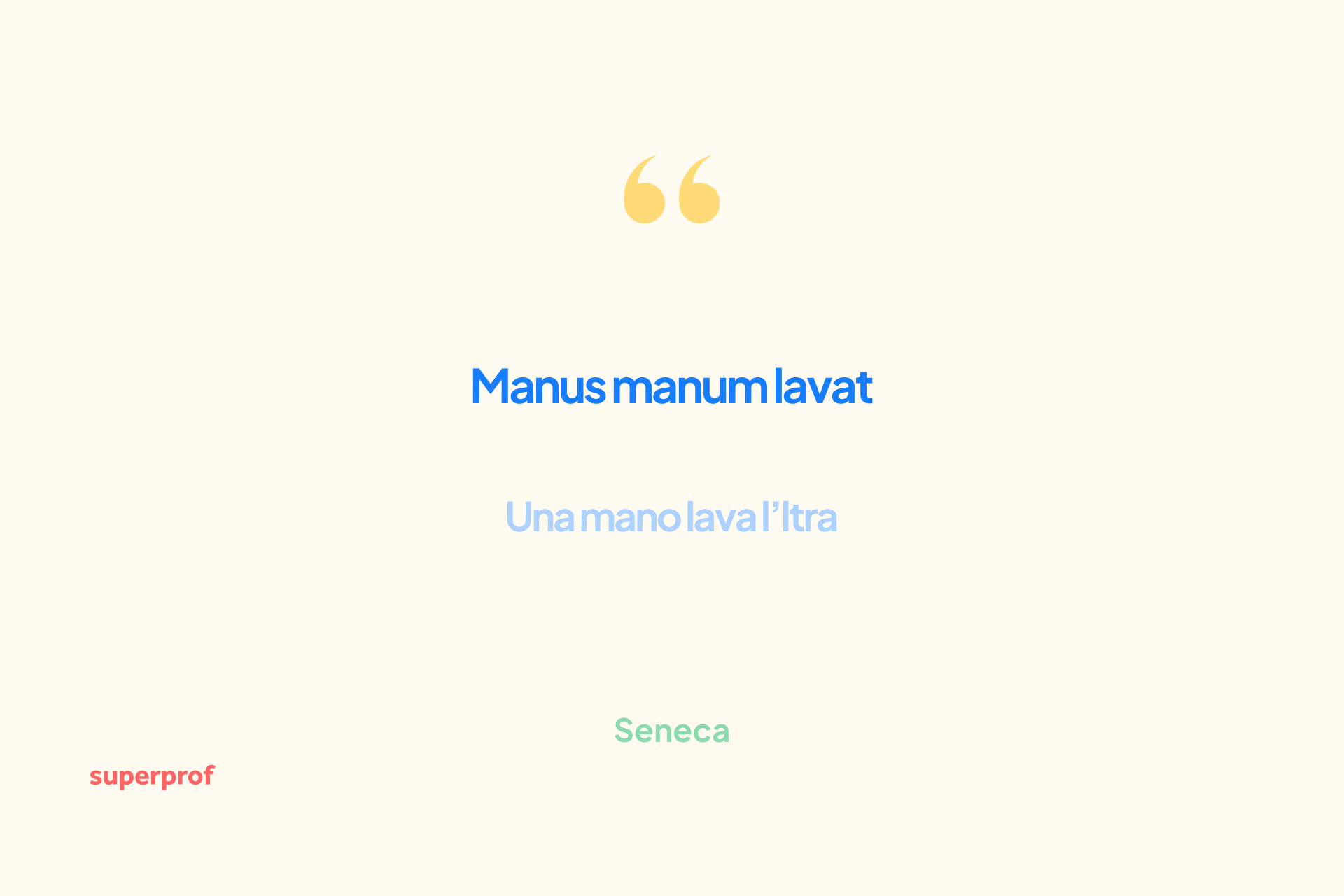 Una delle frasi latine più celebri, attribuita a Seneca.
