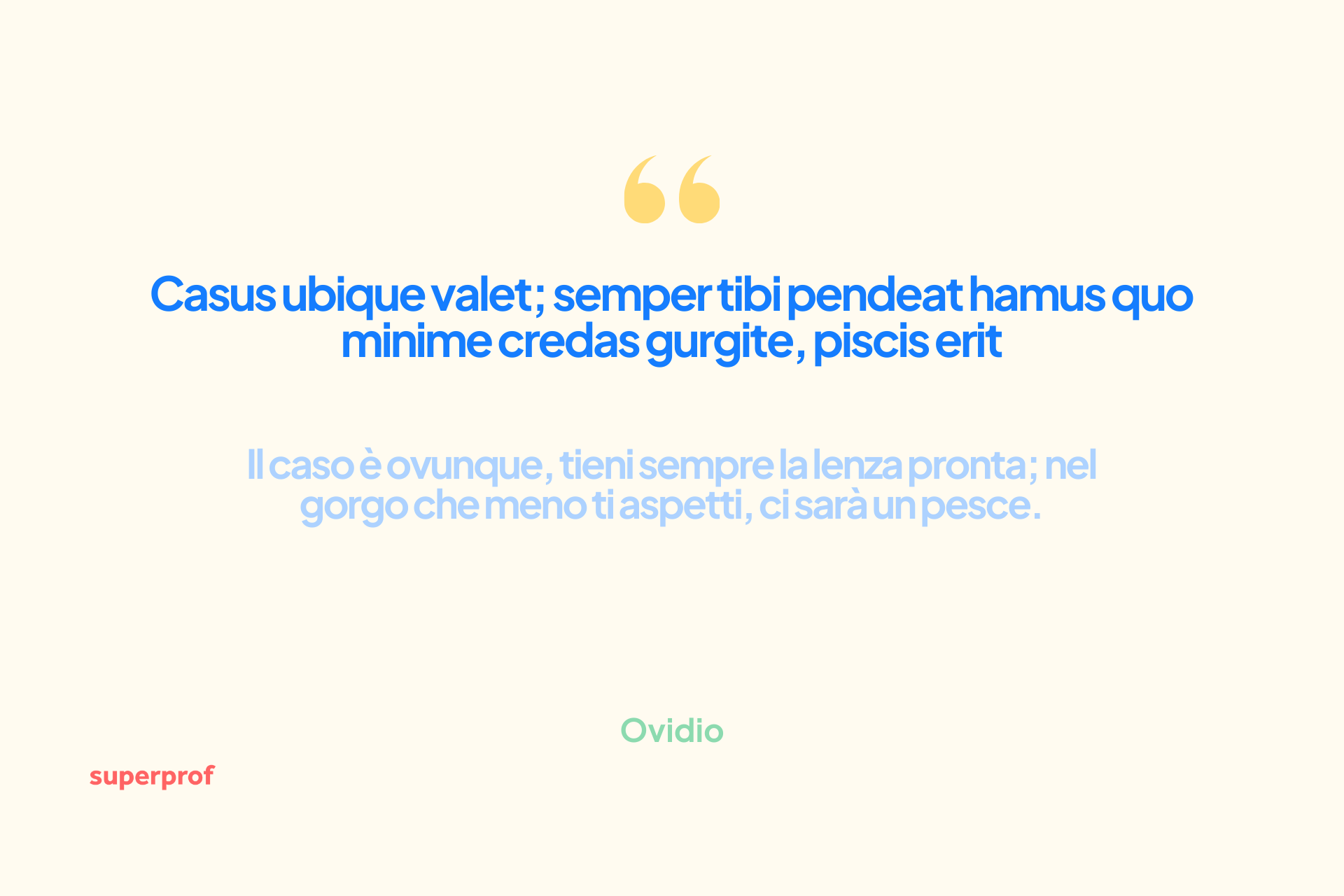 Celebre frase in latino attribuita a Ovidio.
