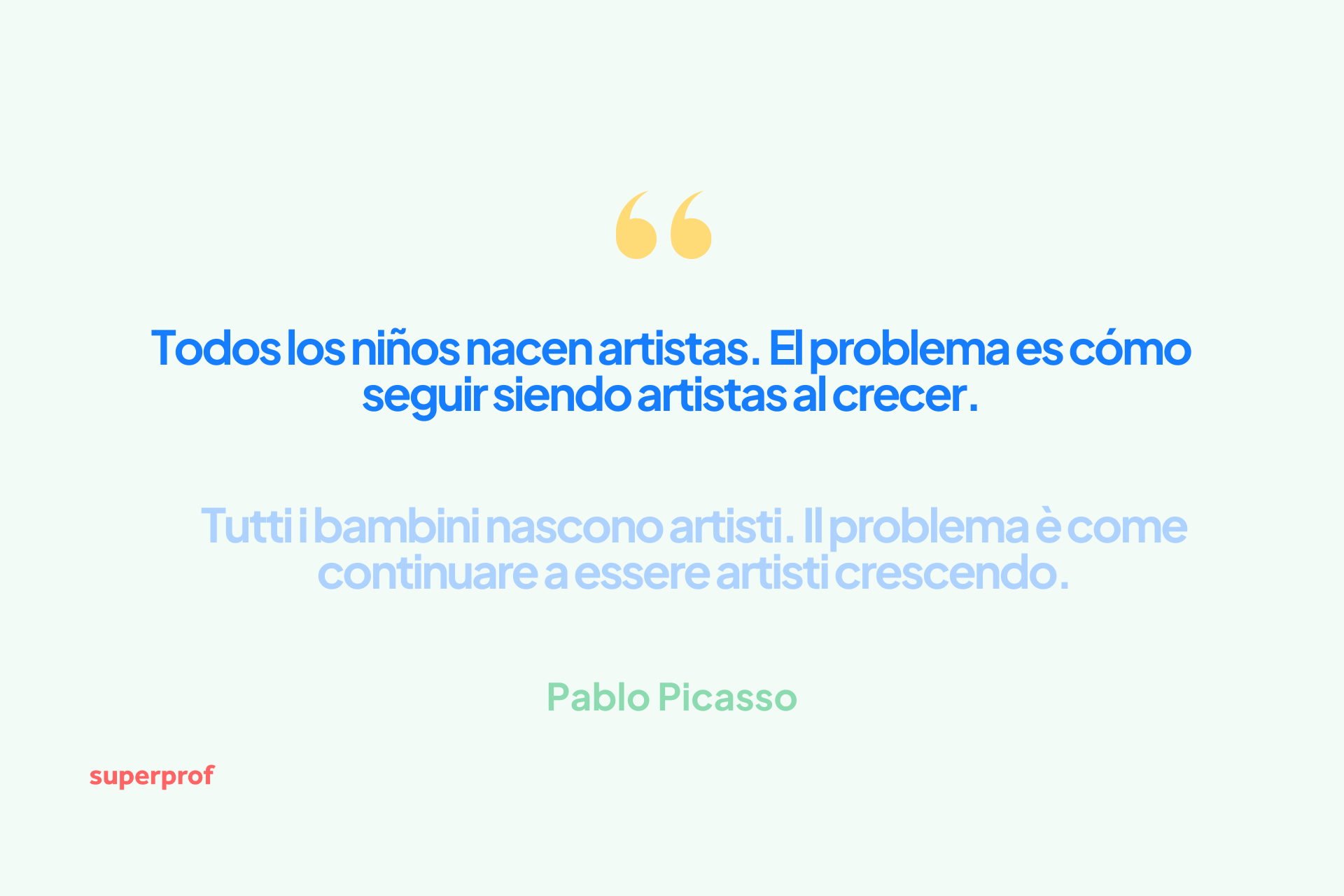 citazioni spagnole Picasso con traduzione