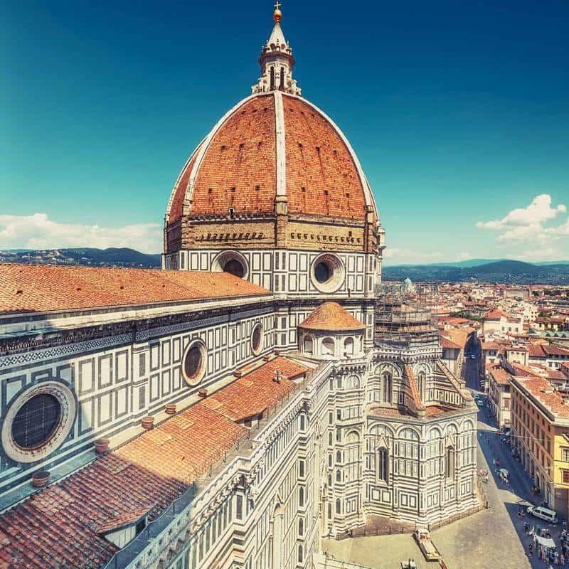 Vista del Duomo di Firenze 