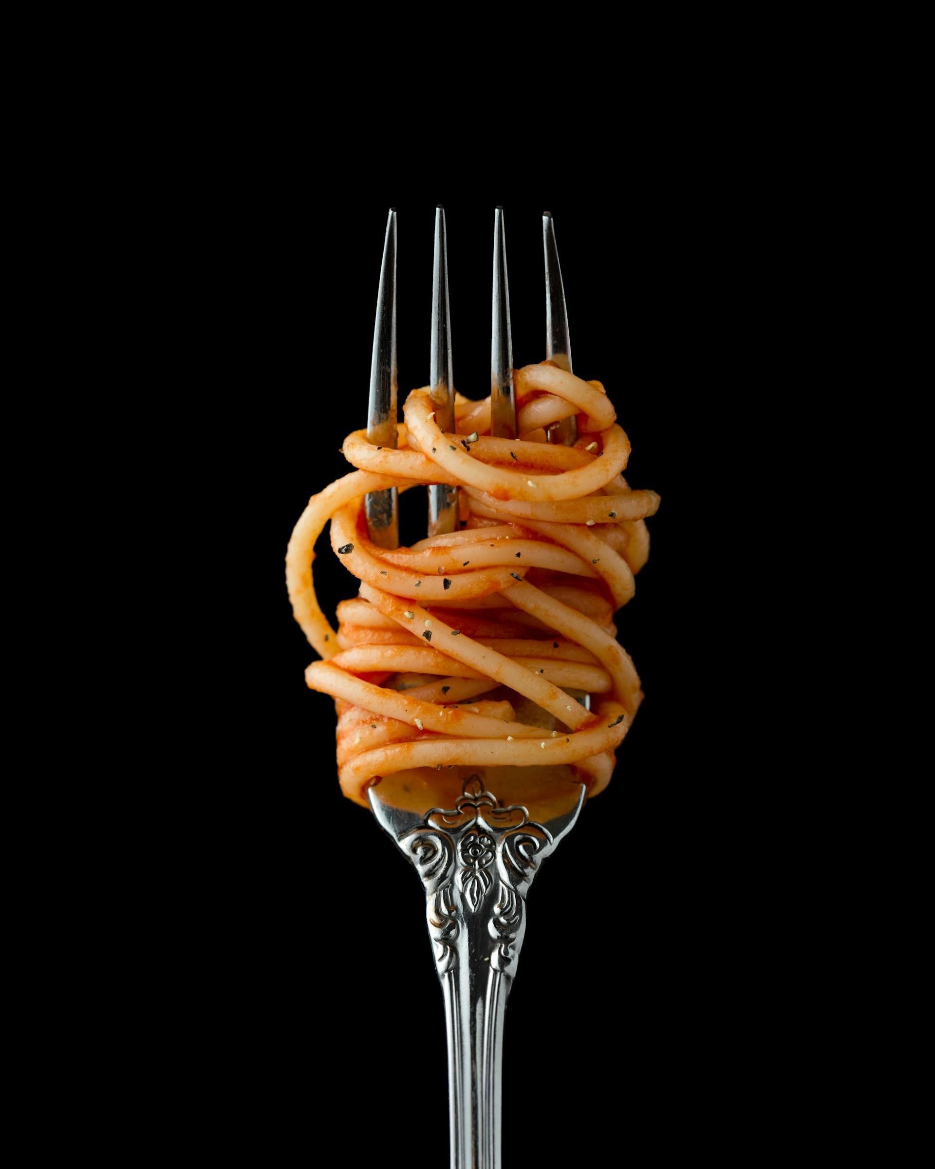 Una forchettata di spaghetti