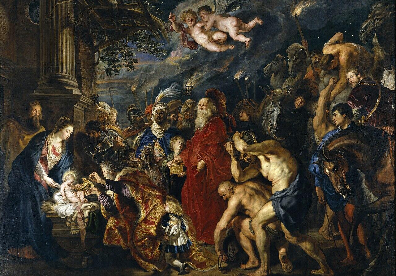 Dipinto di Rubens, uno dei pittori famosi europei.