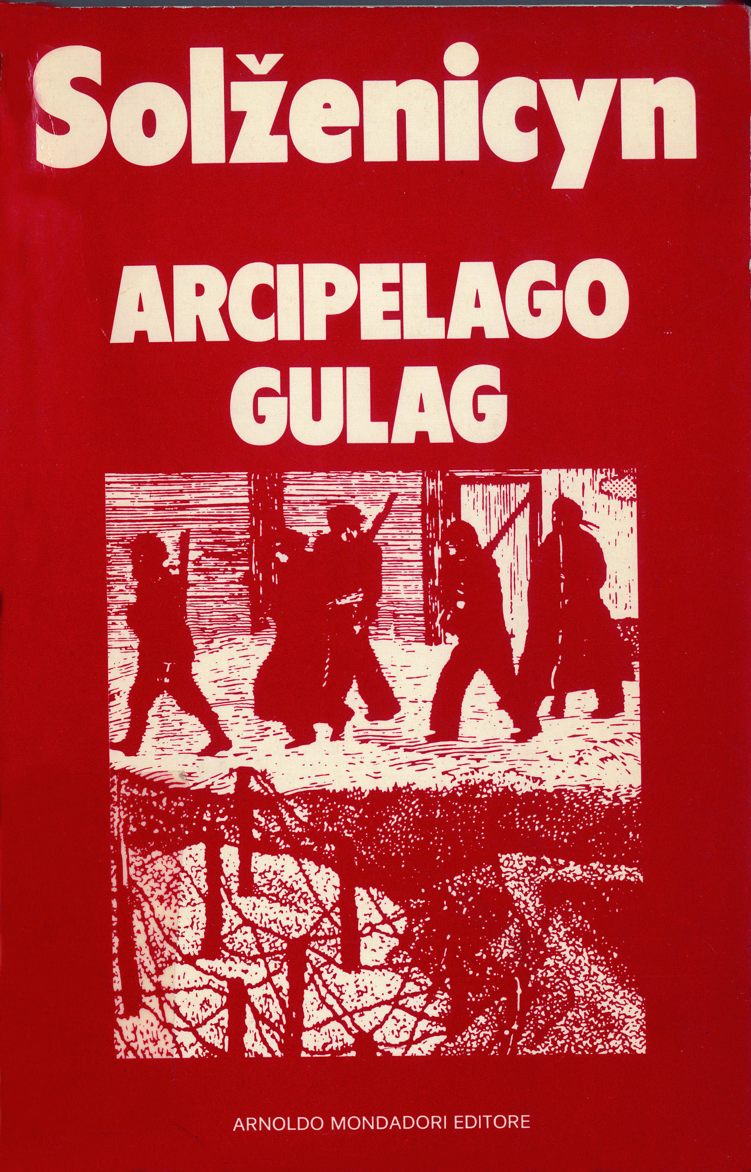Copertina del libro "Arcipelago Gulag" di Solzenicyn. 
