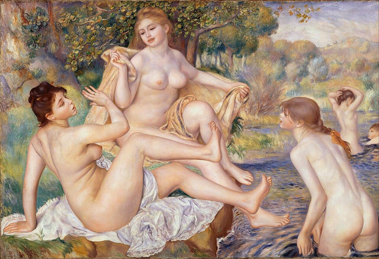 Dipinto di Renoir, uno dei grandi pittori francesi.