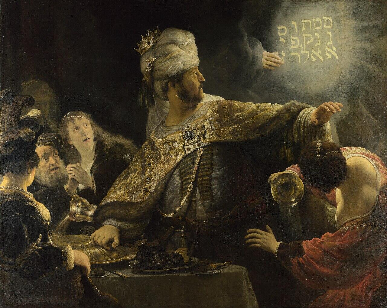 Dipinto di Rembrandt, uno dei pittori famosi europei.