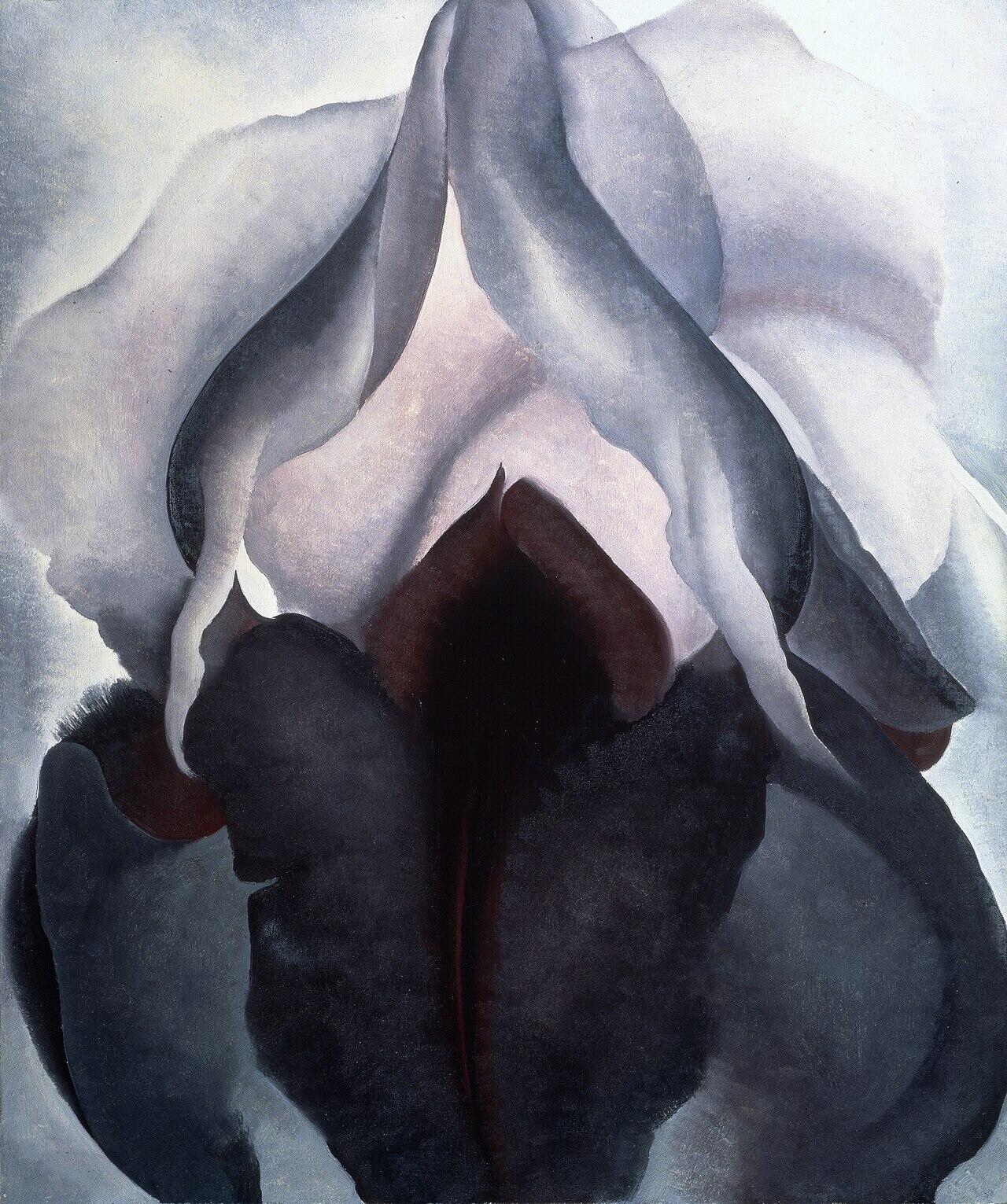 Dipinto di Georgia O'Keeffe, uno dei pittori famosi contemporanei.