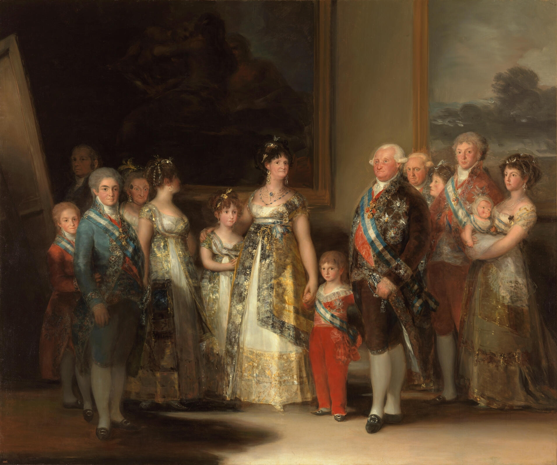 Dipinto di Goya, uno dei pittori famosi europei.