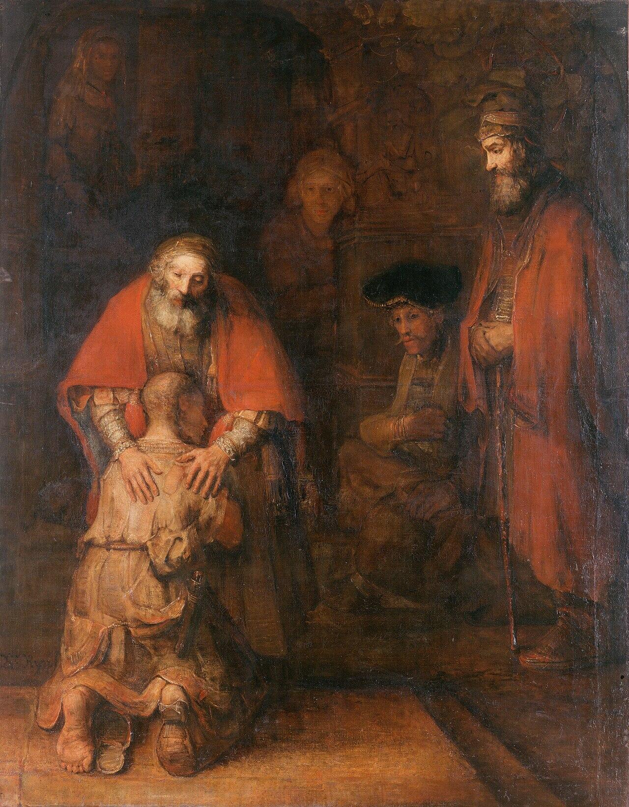 Dipinto di Rembrandt, uno dei pittori famosi europei.