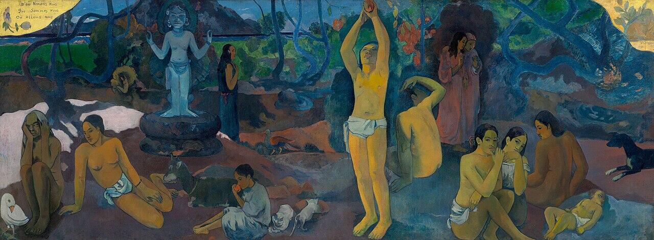 Celebre opera di Gauguin, uno dei pittori famosi francesi.