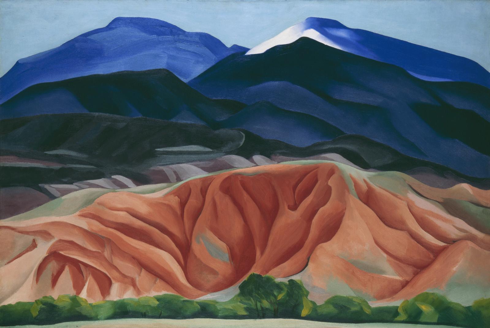 Un paesaggio americano dipinto da Georgia O'Keeffe