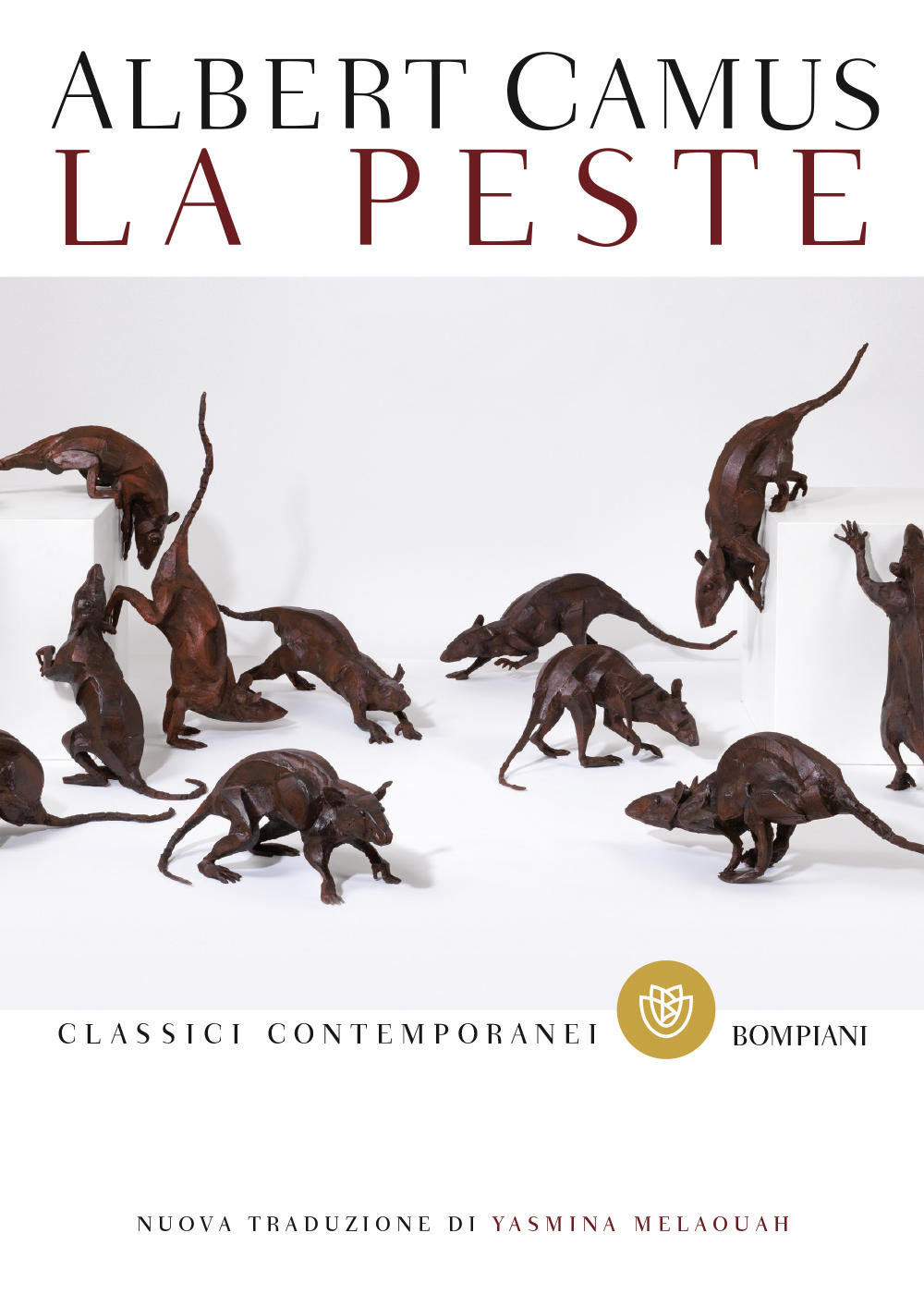 Copertina del libro "La peste" di Albert Camus. 