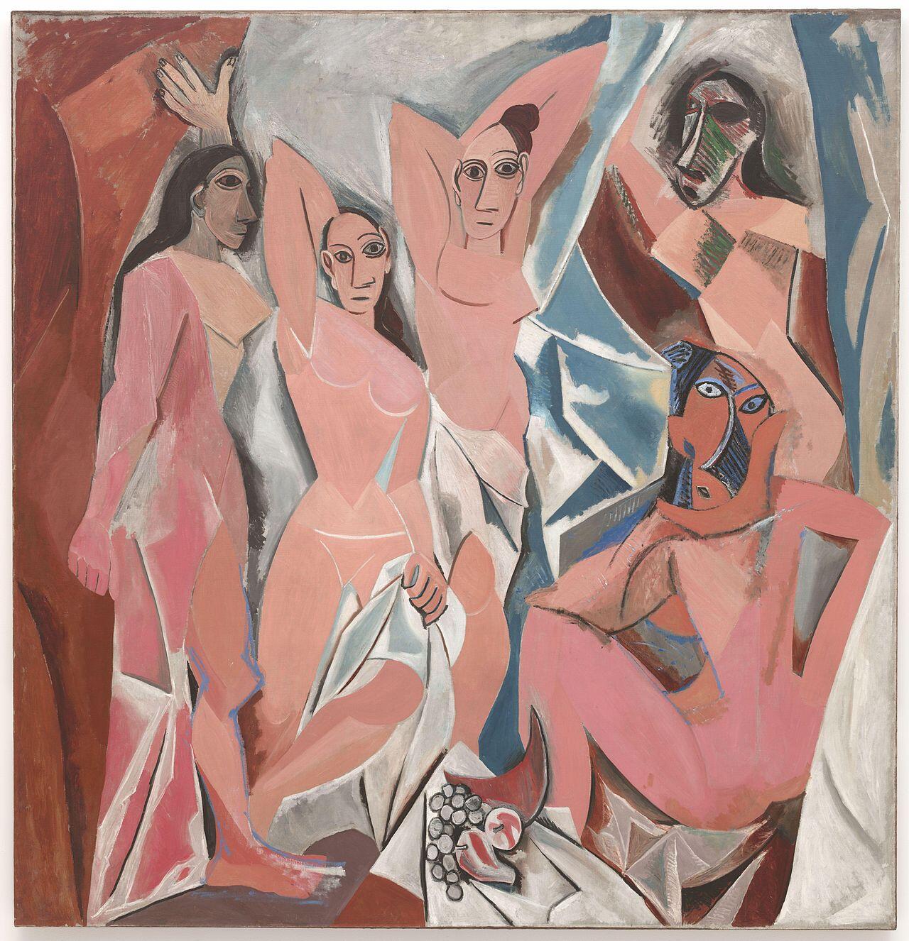 Dipinto di Picasso, uno dei pittori famosi europei.