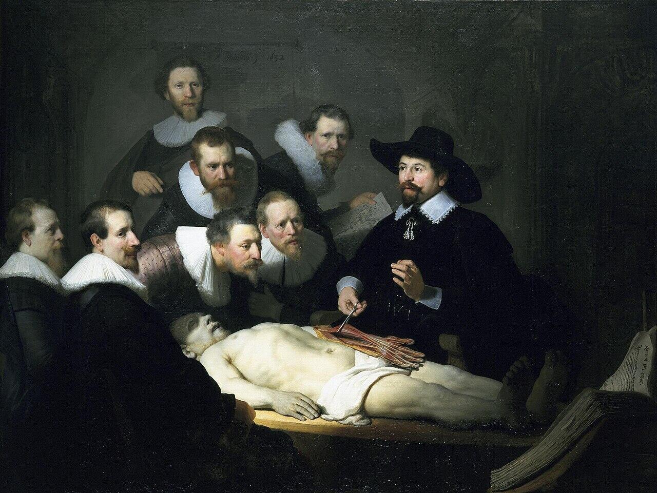 Dipinto di Rembrandt, uno dei pittori famosi europei.