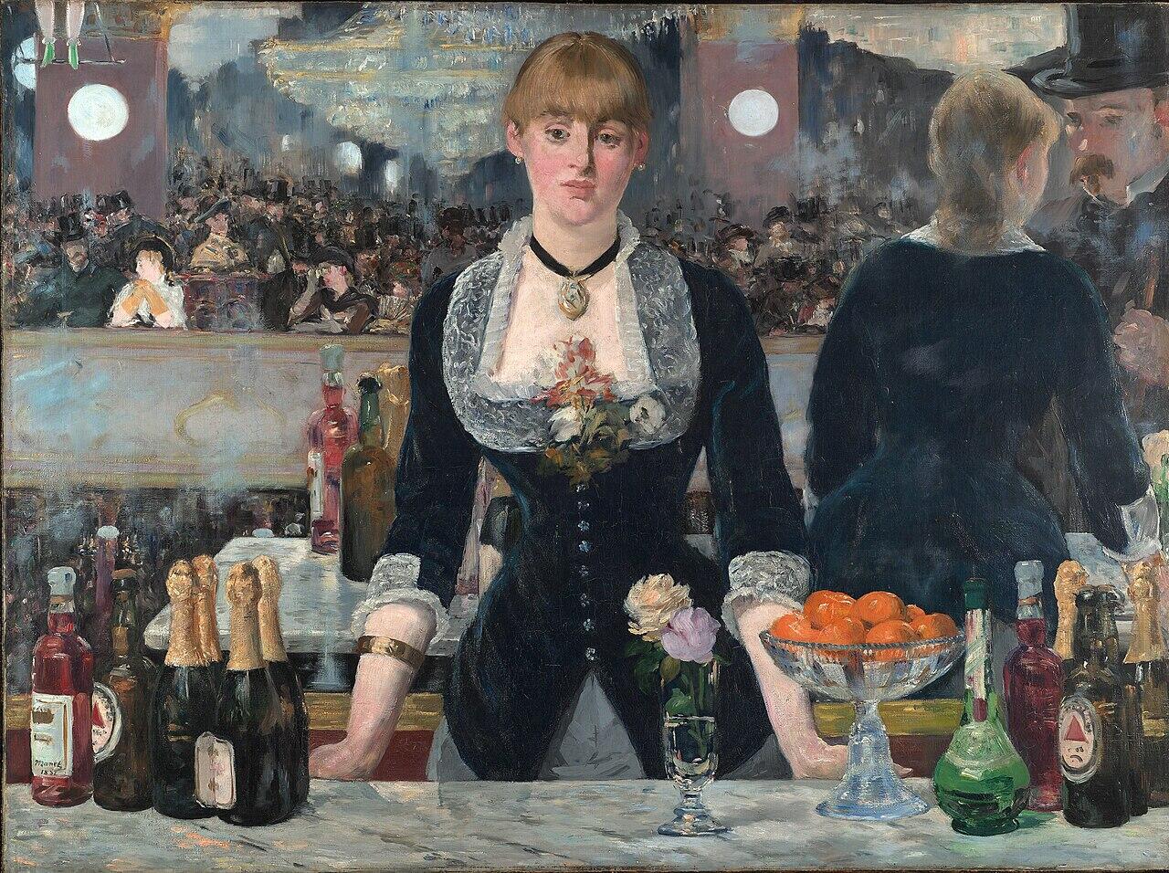 Dipinto di Manet, uno dei grandi pittori francesi.