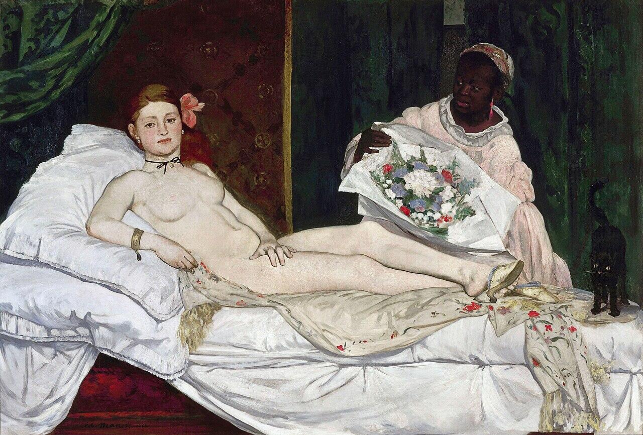 Dipinto di Manet, uno dei grandi pittori francesi.