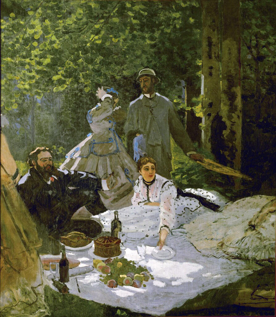 Dipinto di Manet, uno dei grandi pittori francesi.