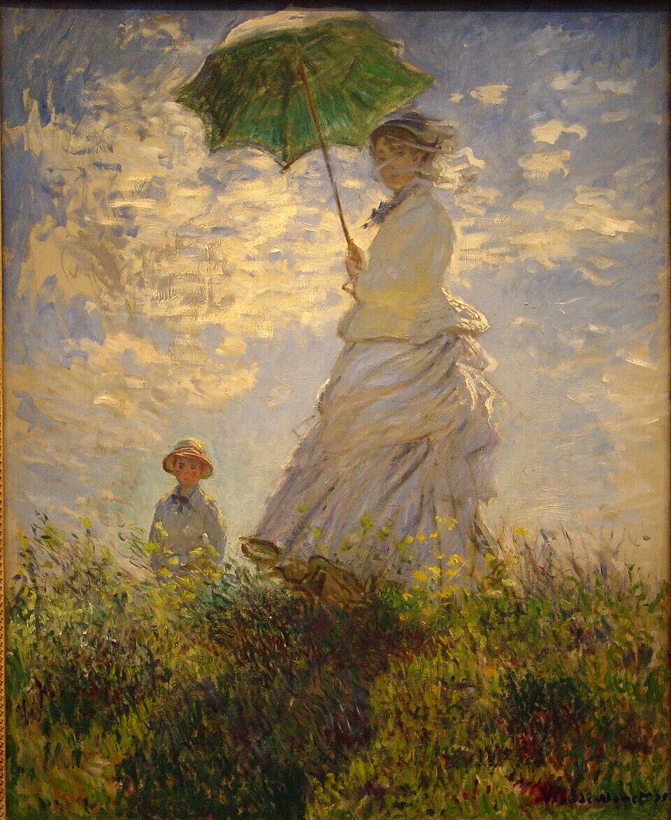 Dipinto di Monet, uno dei grandi pittori francesi.