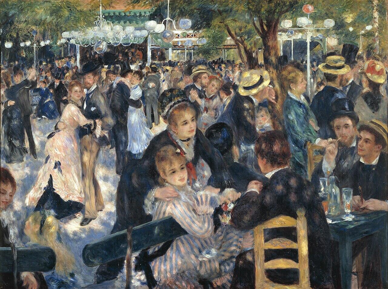 Dipinto di Renoir, uno dei grandi pittori francesi.