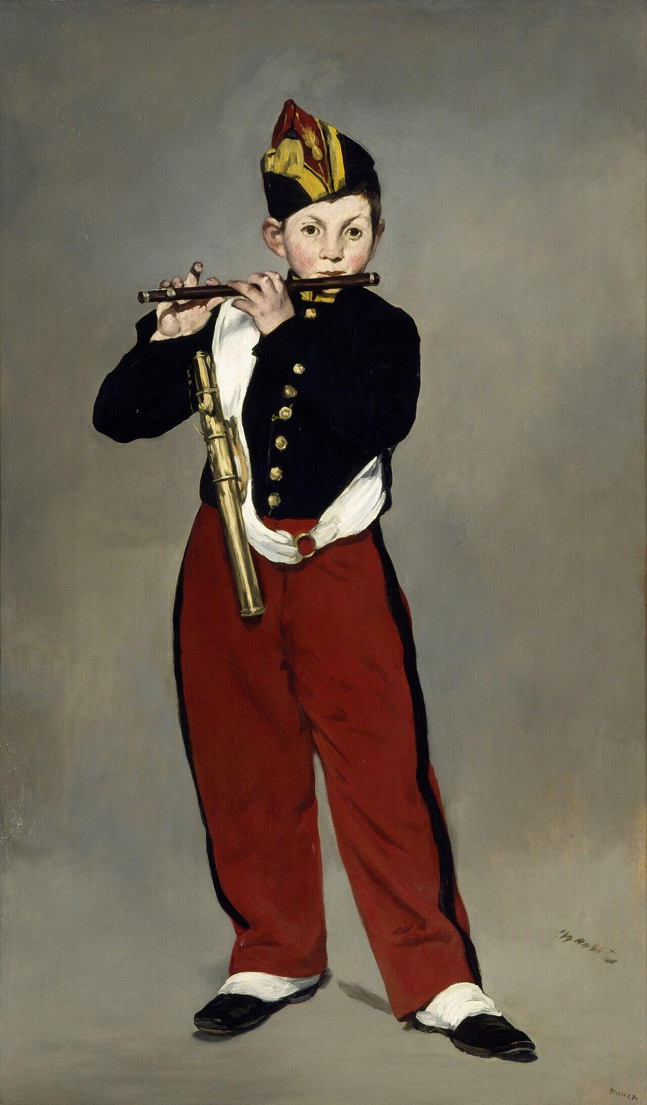 Dipinto di Manet, uno dei grandi pittori francesi.