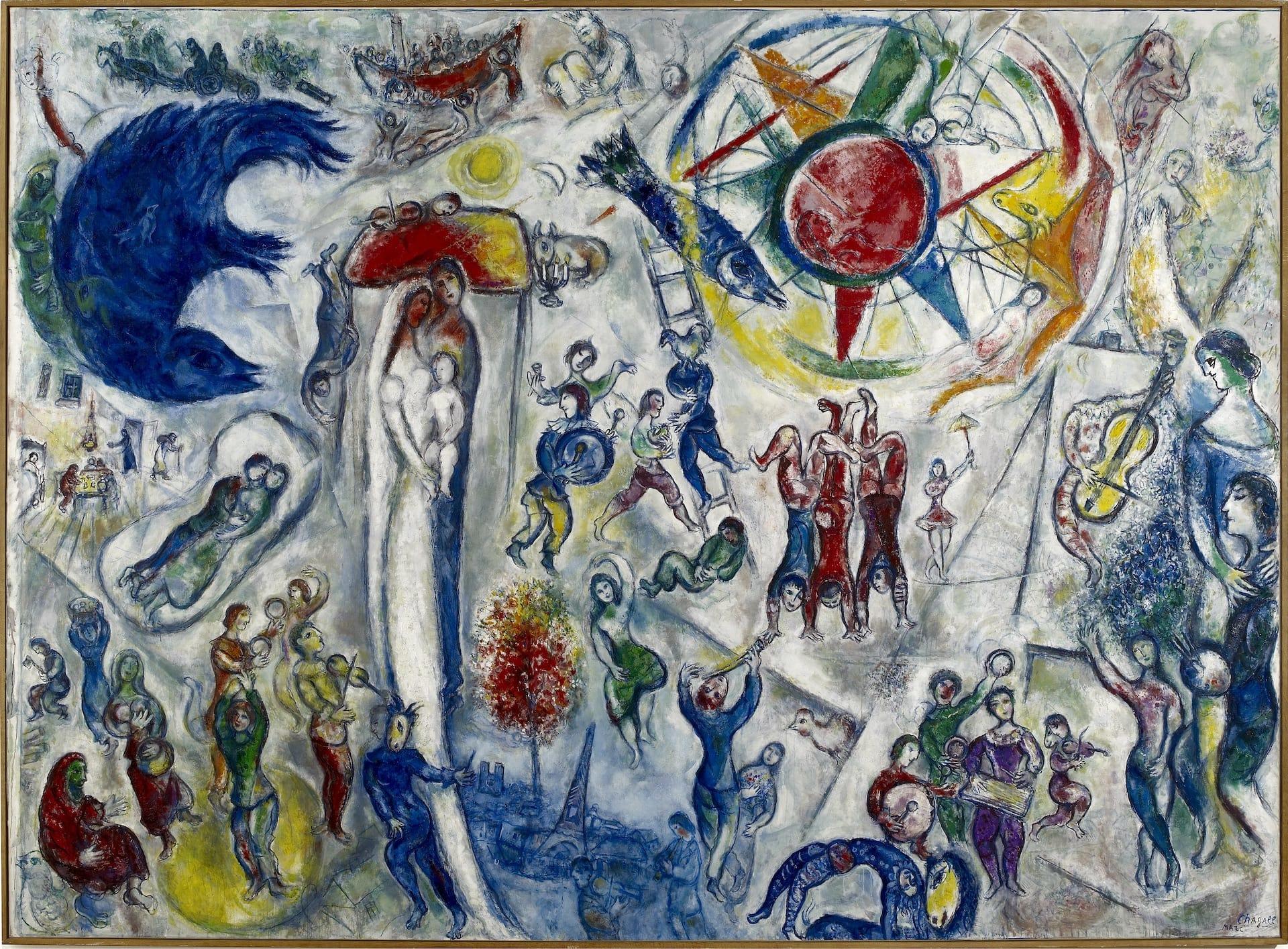 Un quadro di Marc Chagall.