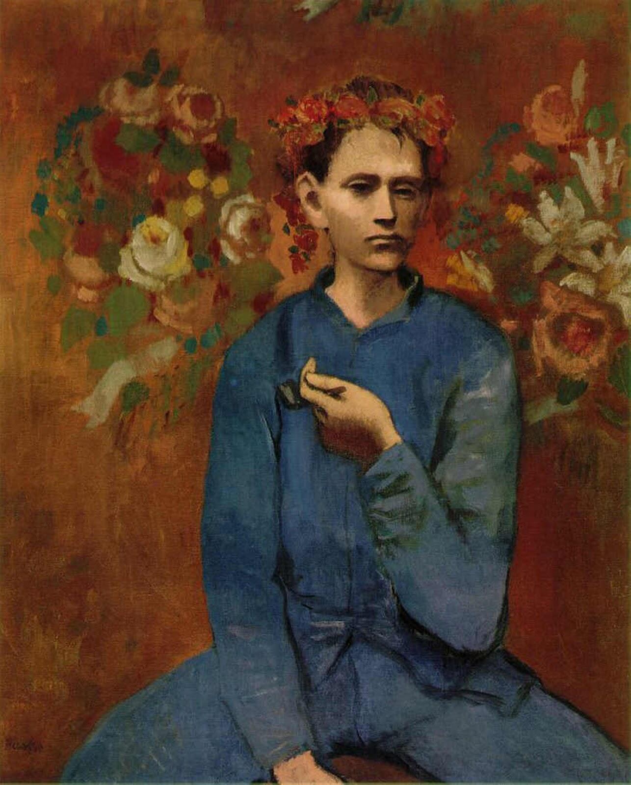 Dipinto di Picasso, uno dei pittori famosi europei.