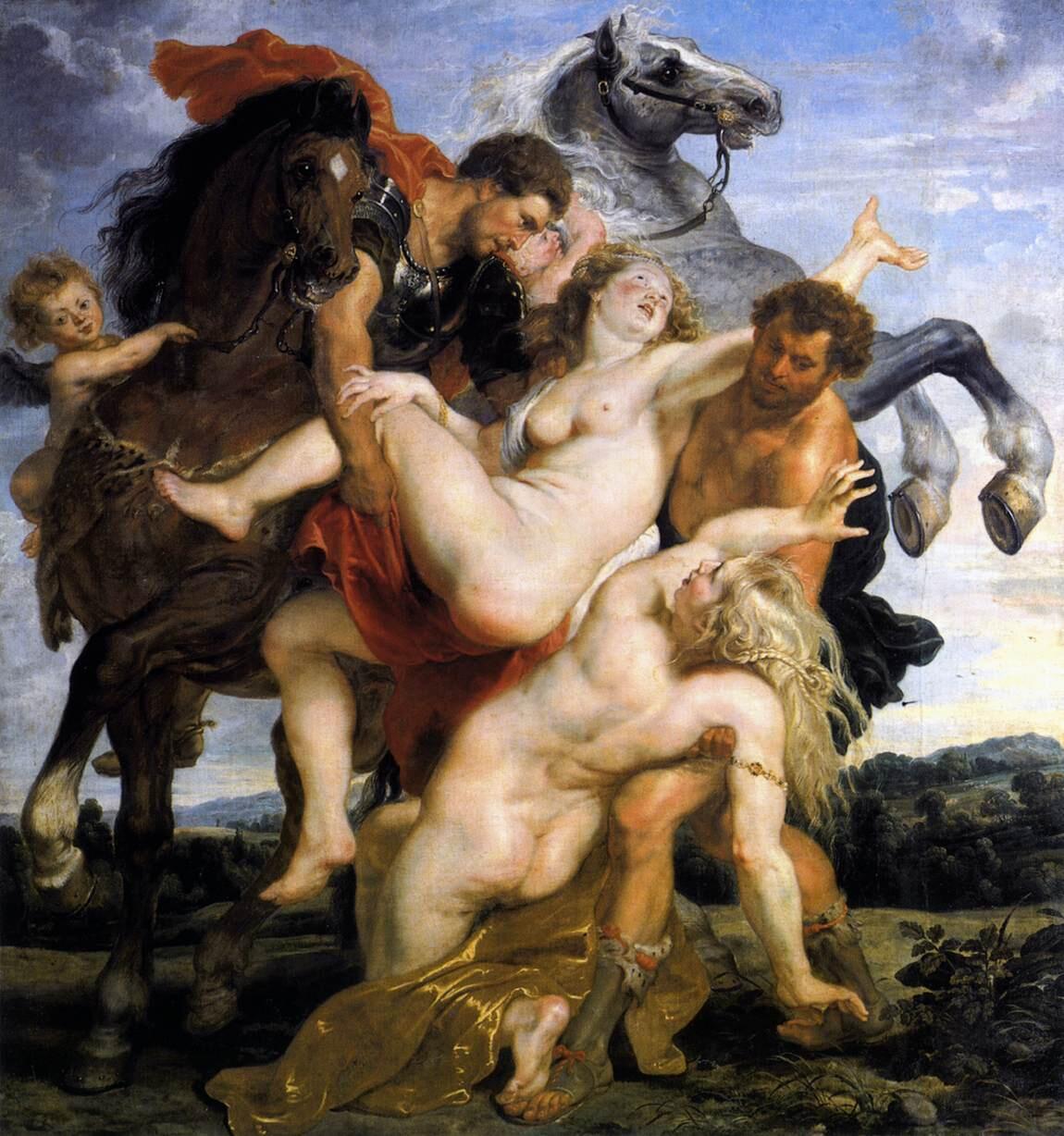 Dipinto di Rubens, uno dei pittori famosi europei.