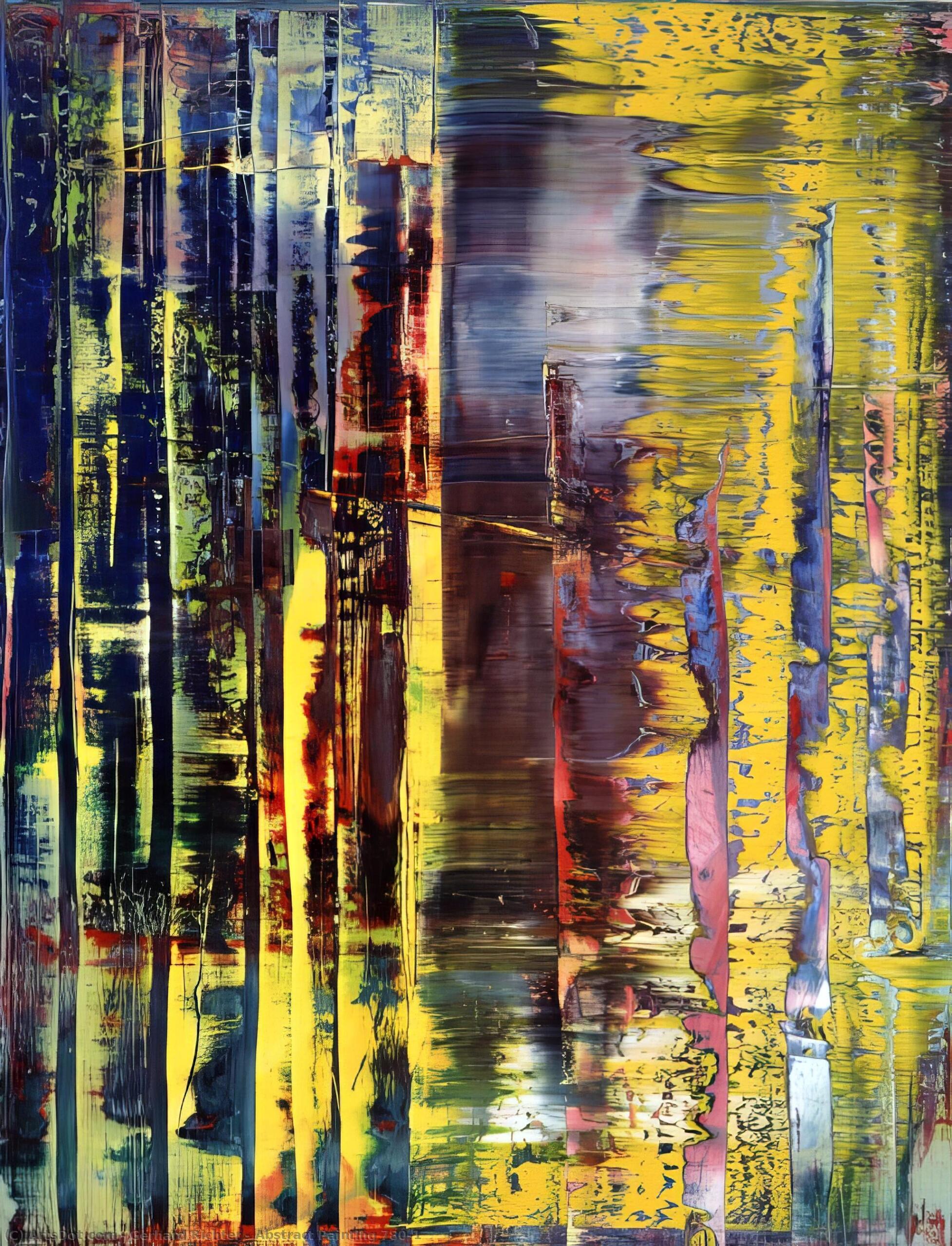 Dipinto di Gerhard Richter, uno dei pittori famosi contemporanei.