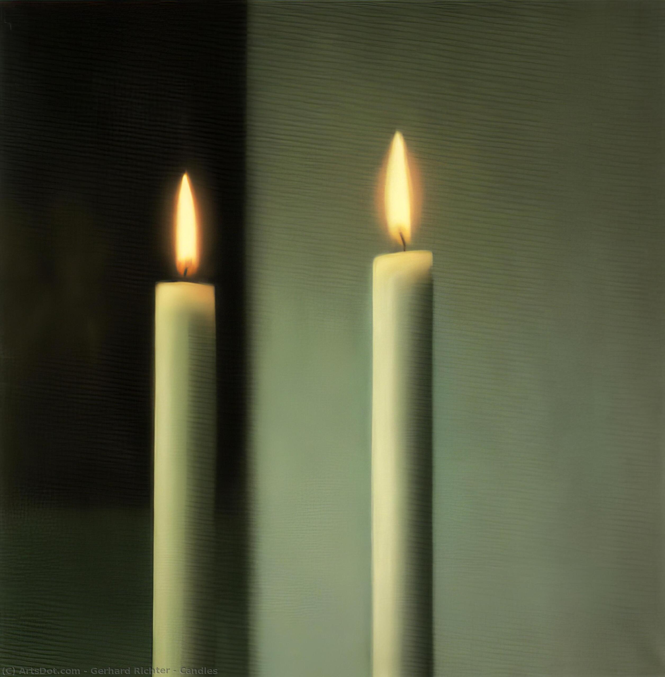 Dipinto di Gerhard Richter, uno dei pittori famosi contemporanei.