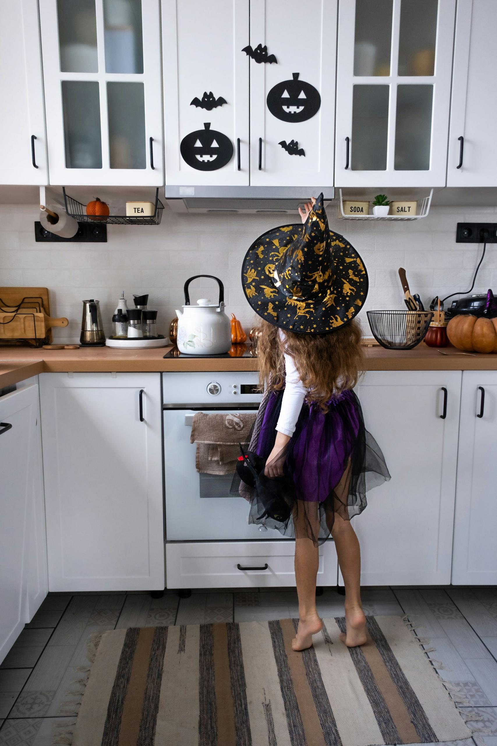 Costume da strega per Halloween