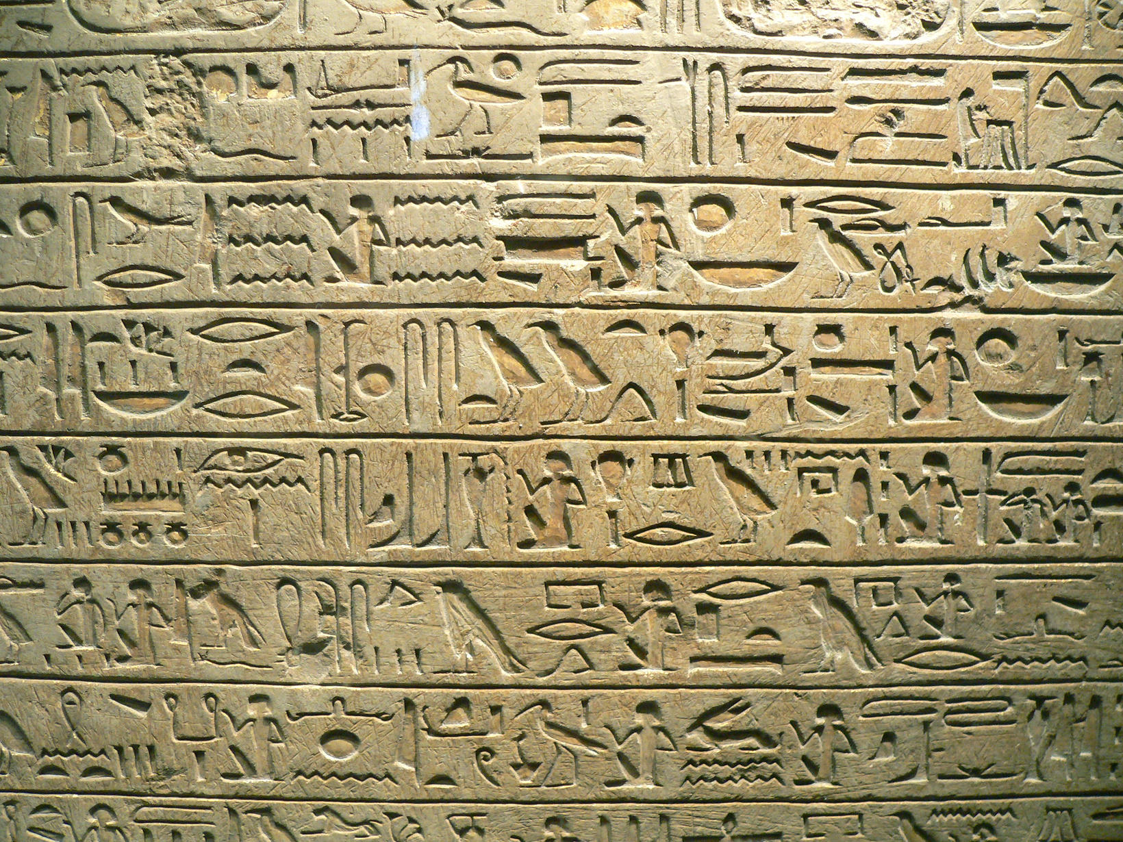 La scrittura nell'antico Egitto.