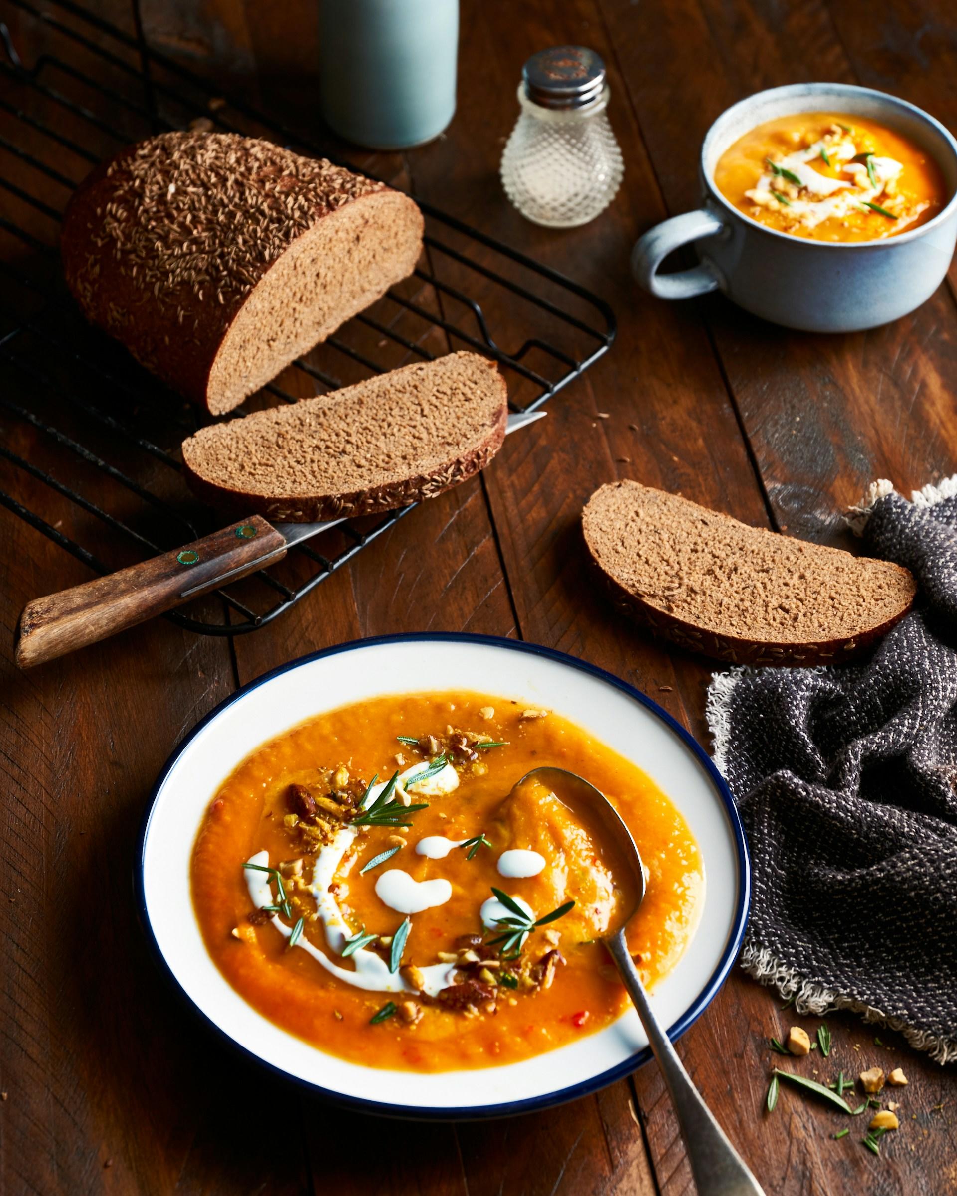 Zuppa di zucca e zenzero