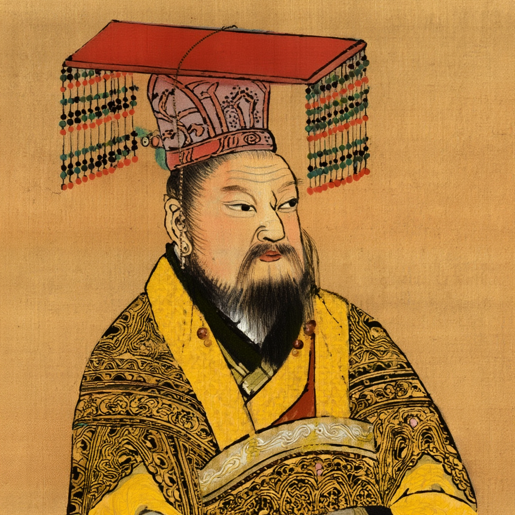 Ritratto dell'imperatore Huang Di, cui è legata la storia dell'oroscopo cinese.