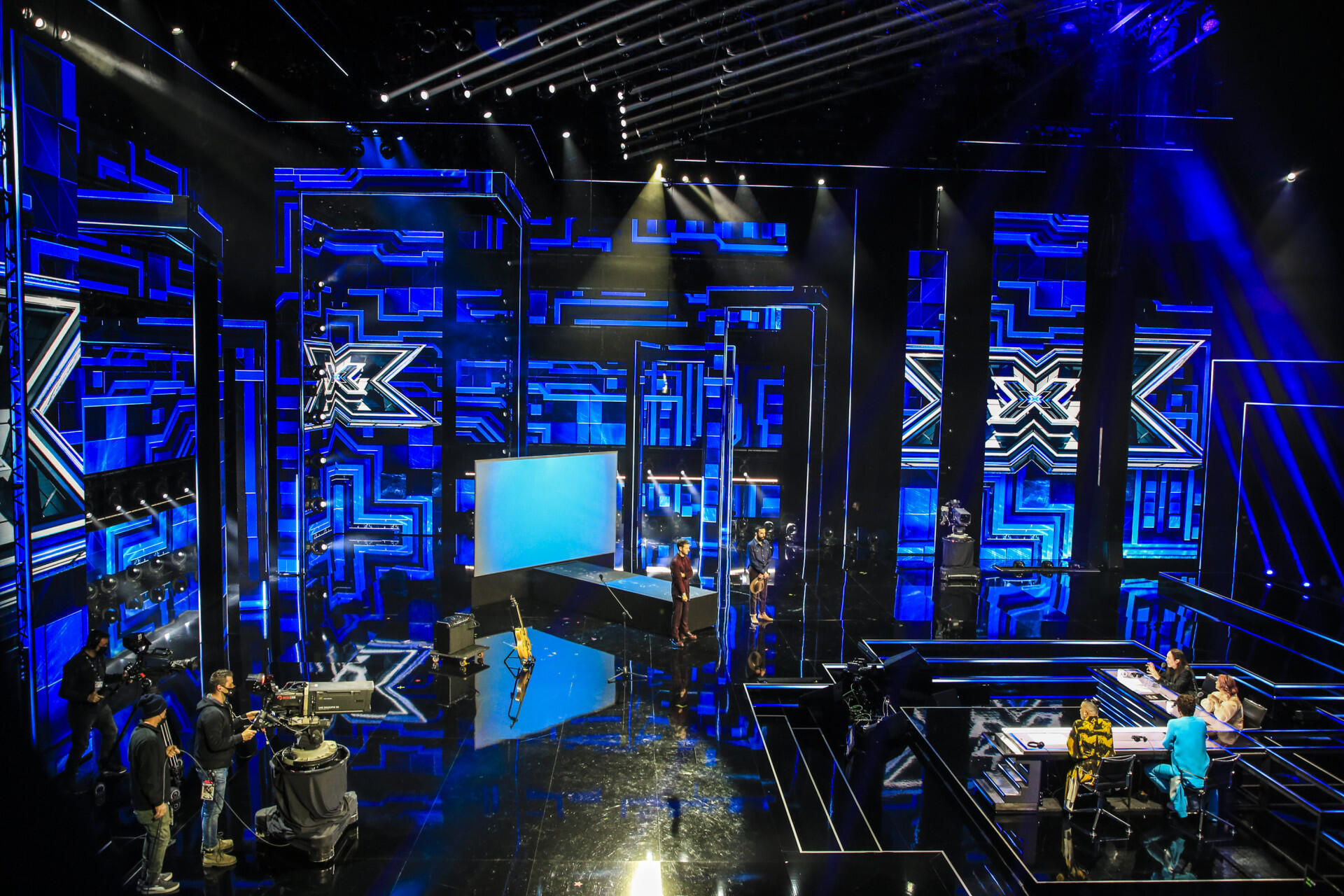 Lo studio dell'edizione 2020 di Xfactor.