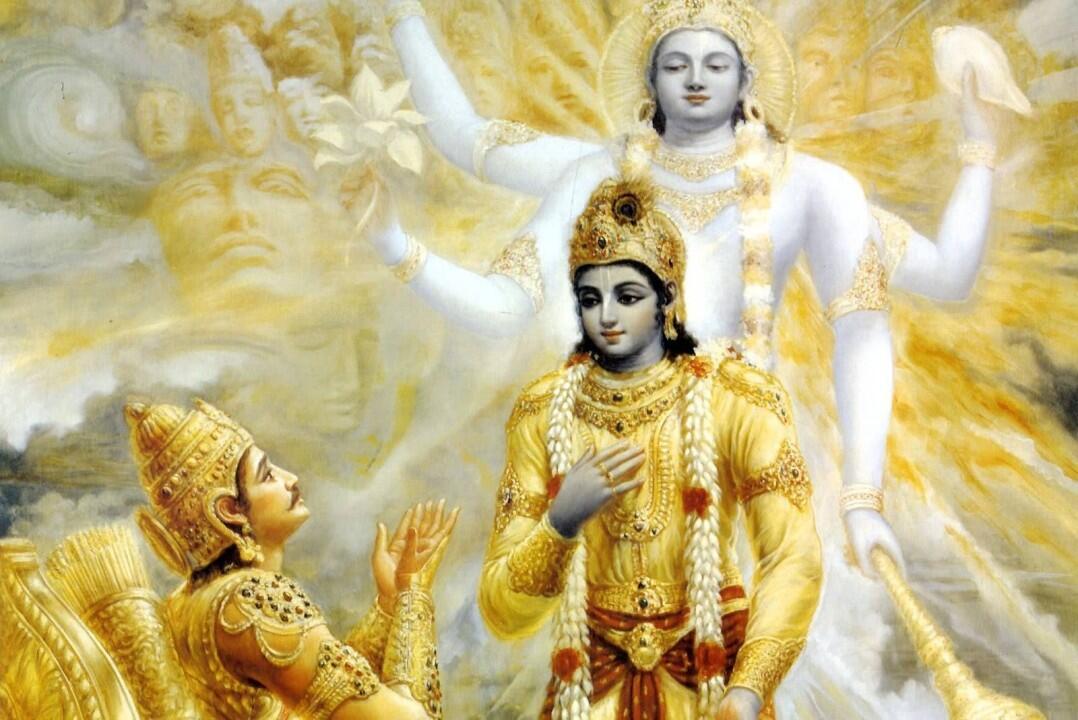 L'insegnamento di Krishna nella Gita.