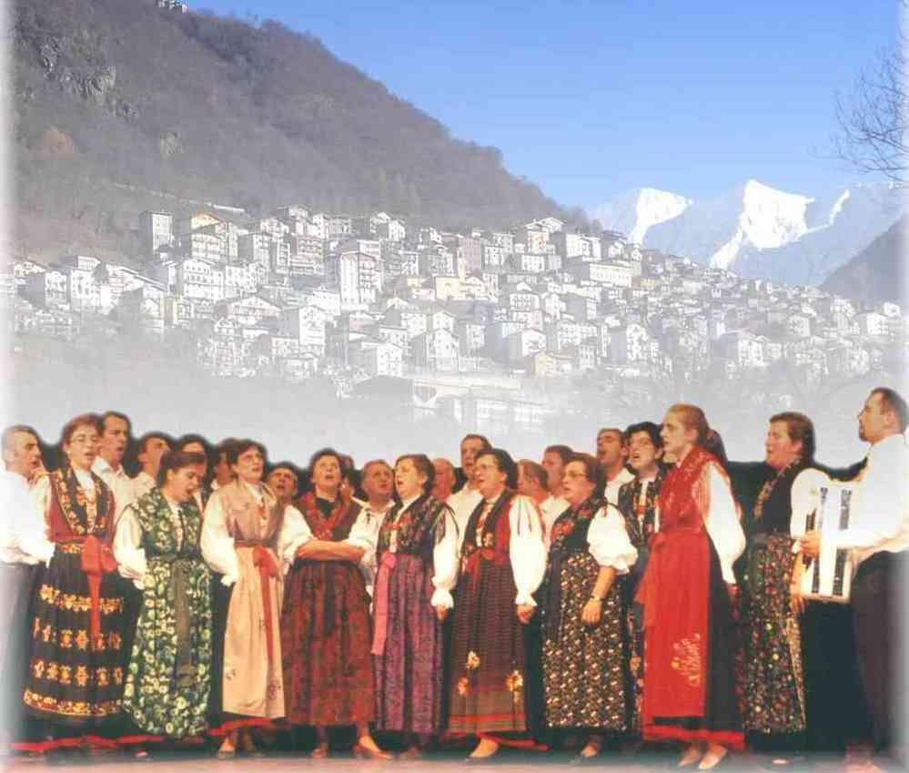 La grande varietà territoriale dei canti alpini.