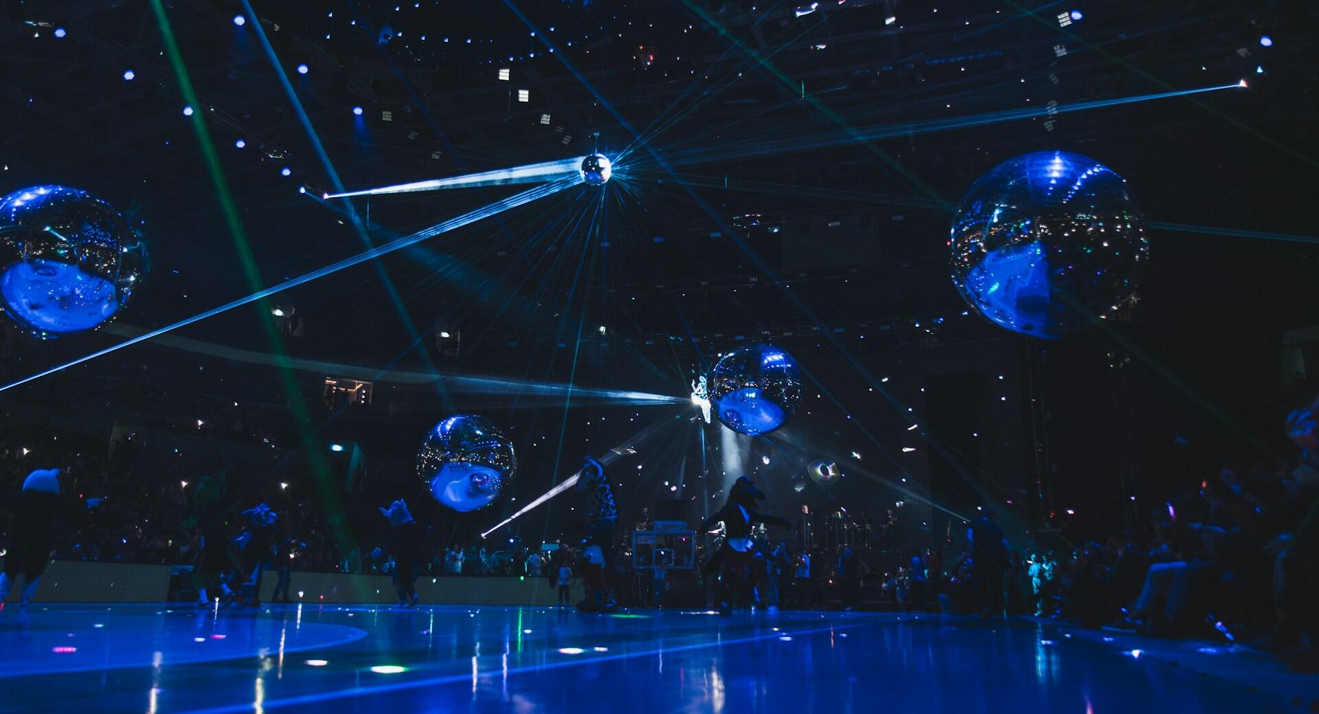 Palcoscenico su cui si esibiscono i finalisti eurovision 2026.