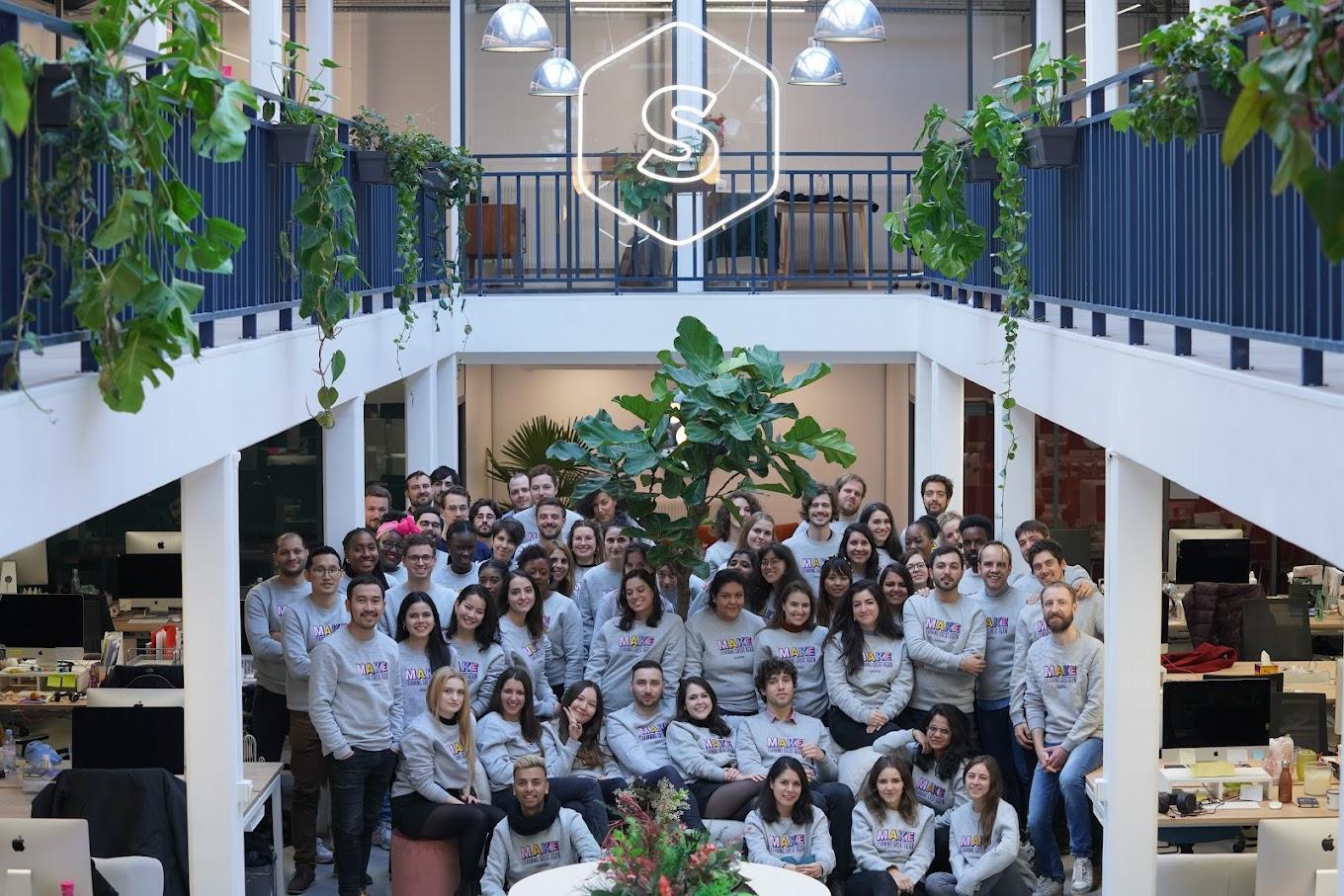 La squadra di Superprof negli uffici di Parigi 