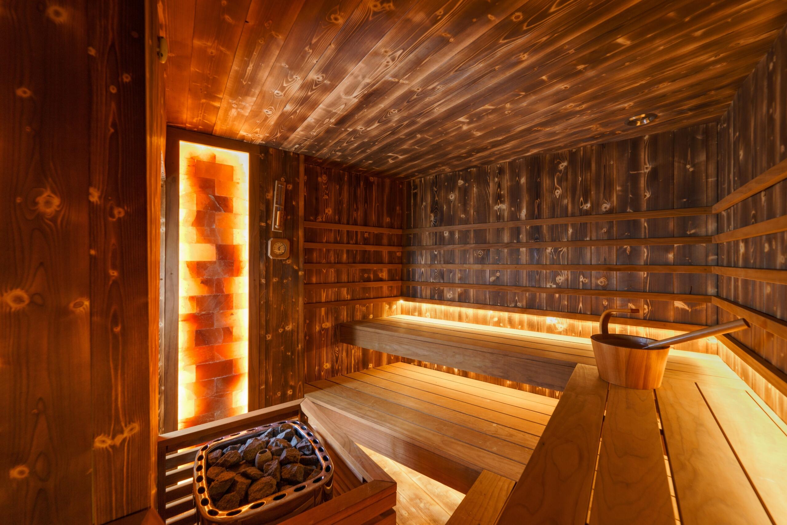 Tipo di recupero esterno: sauna.