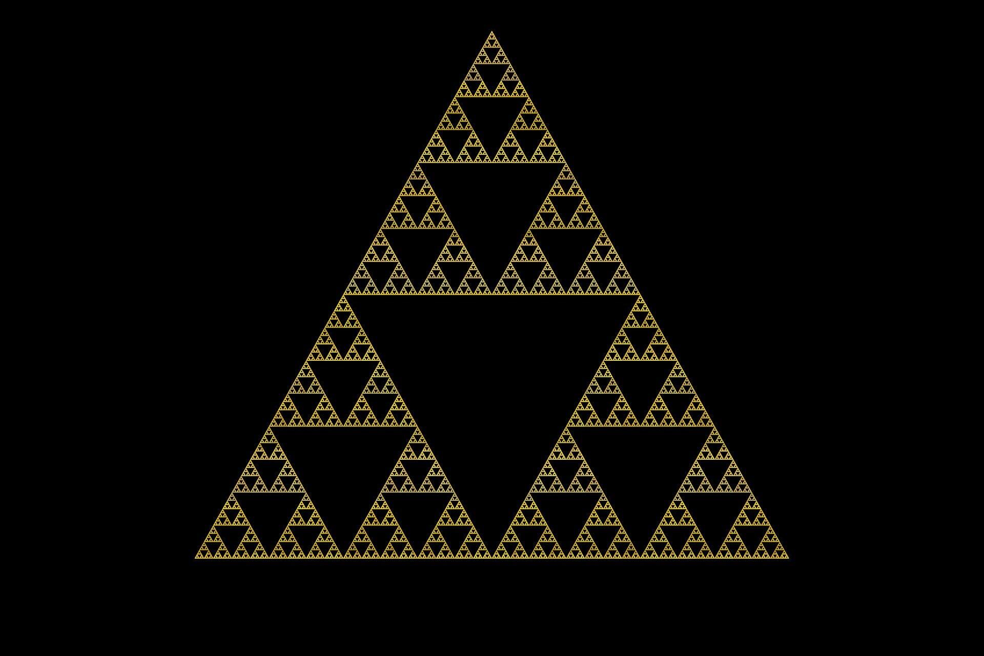 capire triangolo sierpinski