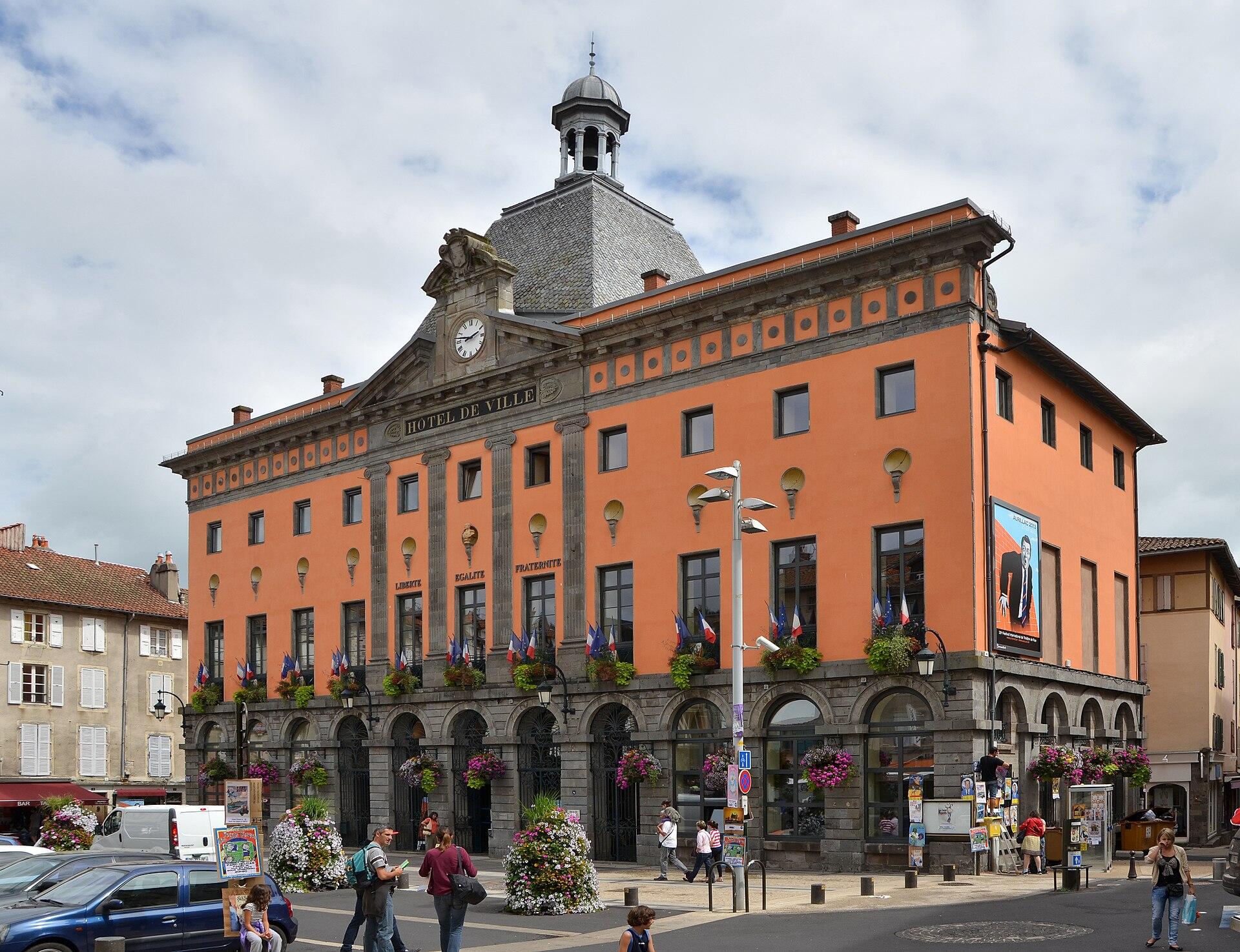 Palazzo di Aurillac, una delle tappe tour de france 2026.