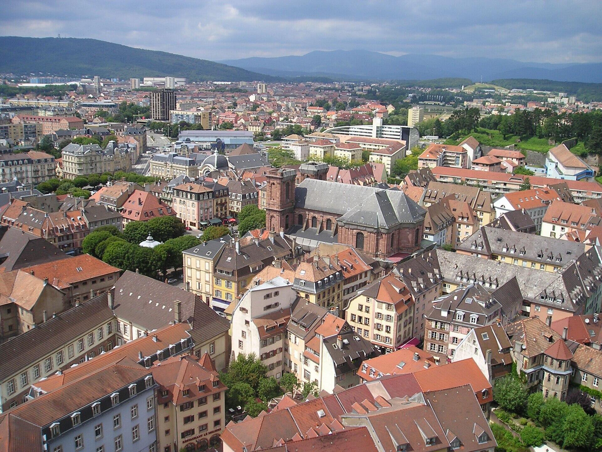 Vista di Belfort, una delle tappe tour de france 2026.