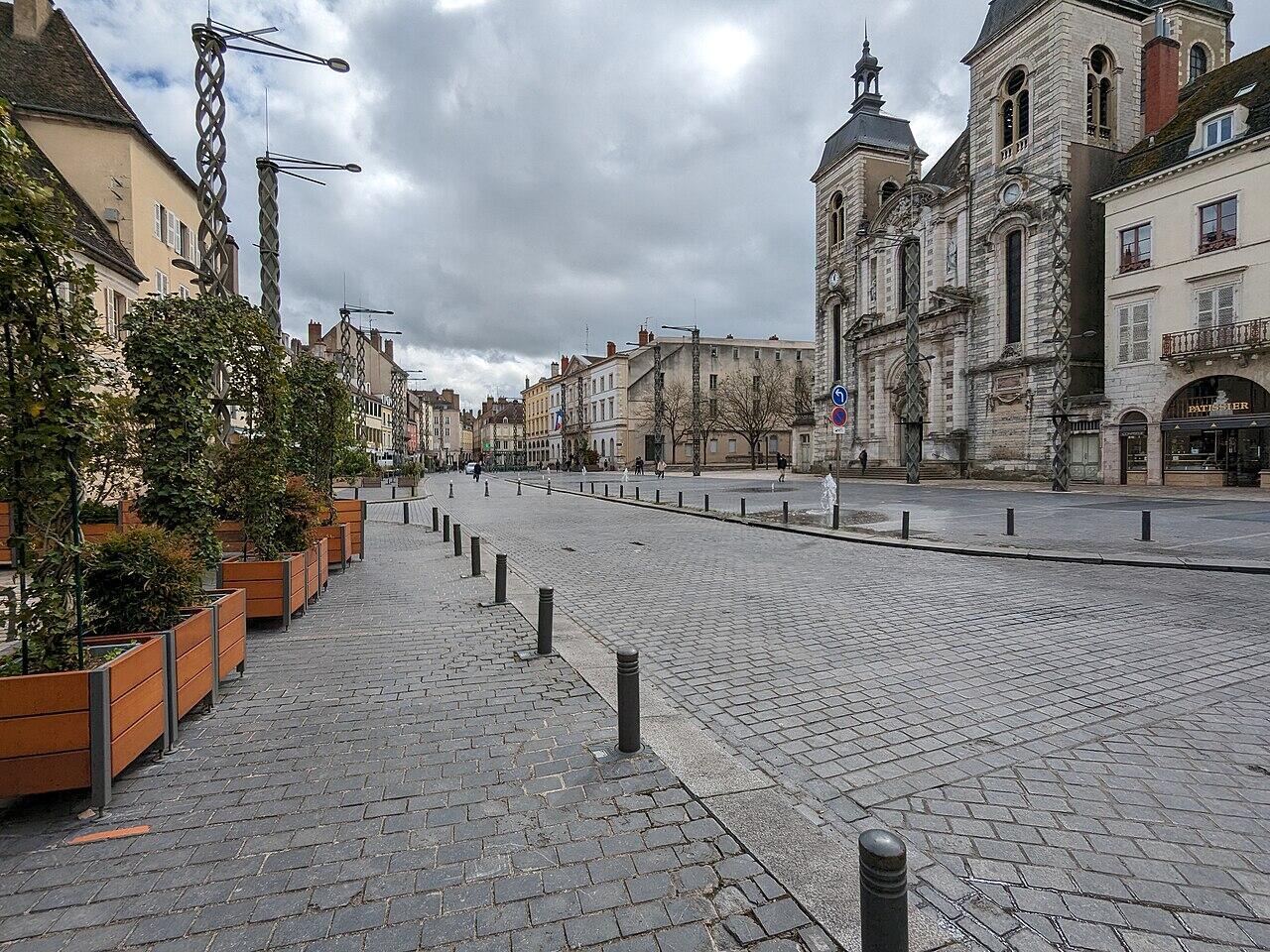 Vista di Chalon-sur-Saône, una delle tappe tour de france 2026.